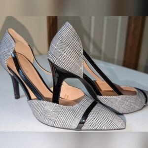 Stylish Black and Gray Women's Heels
